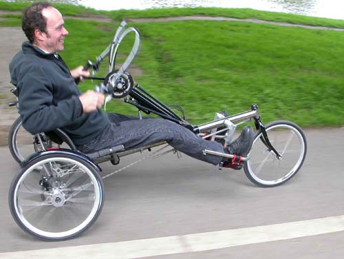 Handcycling on a Hase Kettwiesel
